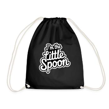 I'm The Little Spoon 16 - Turnbeutel - Schwarz - Vorne