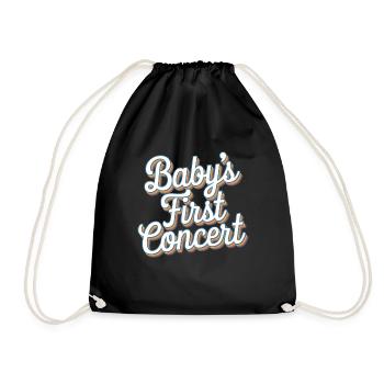 Baby's First Concert 20 - Turnbeutel - Schwarz - Vorne