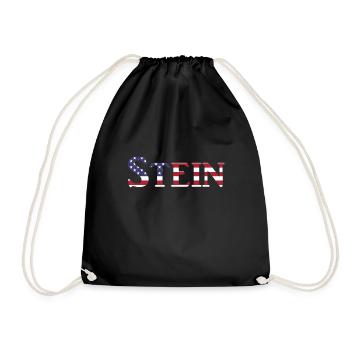 Jill Stein US Flag - Drawstring Bag - black - Front