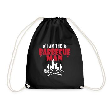 i am the barbecue man BBQ - Sac de sport léger - noir - Devant