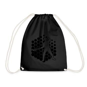 Jai Alai Pelota vasca Women Basque Pelota Pelota - Drawstring Bag - black - Front