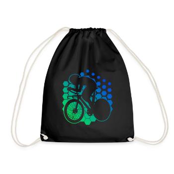 Road Cycling Road Bike Road Bike Mens Road Bike - Drawstring Bag - black - Front