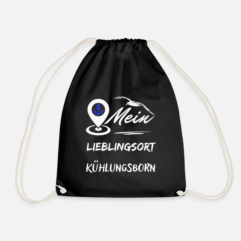 Lieblingsort Kühlungsborn-Ostseebad Kühlungsborn - Turnbeutel - Schwarz