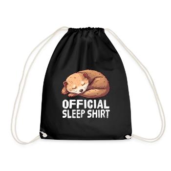 Chemise de nuit officielle Weasel - Sac de sport léger - noir - Devant