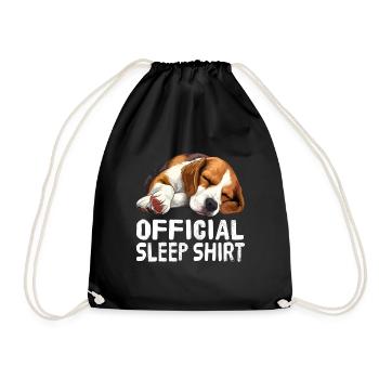 Offizielles Schlafshirt Foxhound - Turnbeutel - Schwarz - Vorne
