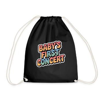 Baby's First Concert 18 - Turnbeutel - Schwarz - Vorne