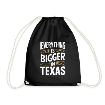 État du Texas Texans Texas - Sac de sport léger - noir - Devant