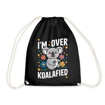 Koala Koala Koala Bear Animal - Drawstring Bag - black - Front