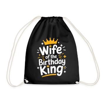 Femme Épouse Partenaire Famille Marié - Sac de sport léger - noir - Devant