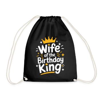Femme Épouse Partenaire Famille Marié - Sac de sport léger - noir - Devant