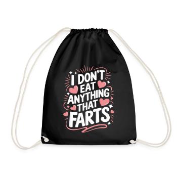 Végétarien Végétalien Végétarien Végétarien - Sac de sport léger - noir - Devant