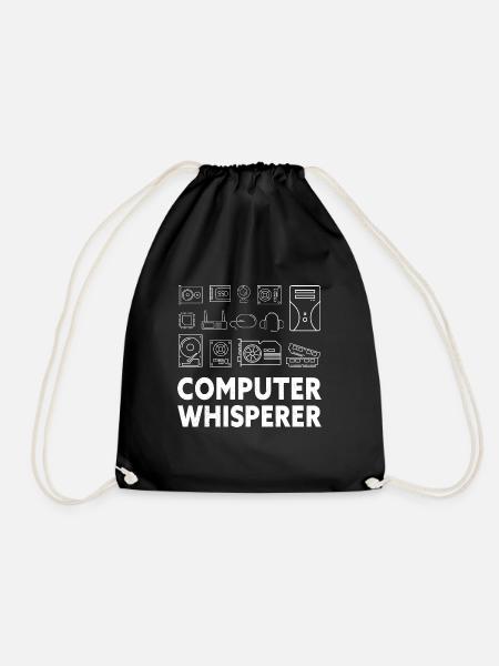 Tech Support Nerds Geek... Programmierer & Nerd - Turnbeutel - Schwarz