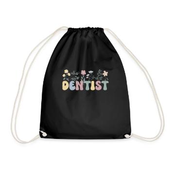 Dentist Gift Dentist Dentist - Drawstring Bag - black - Front