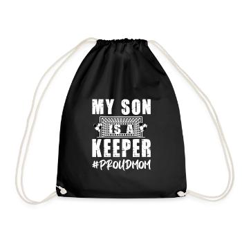 Soccer Goalkeeper Mother Soccer Goalkeeper Mama Goalie - Drawstring Bag - black - Front