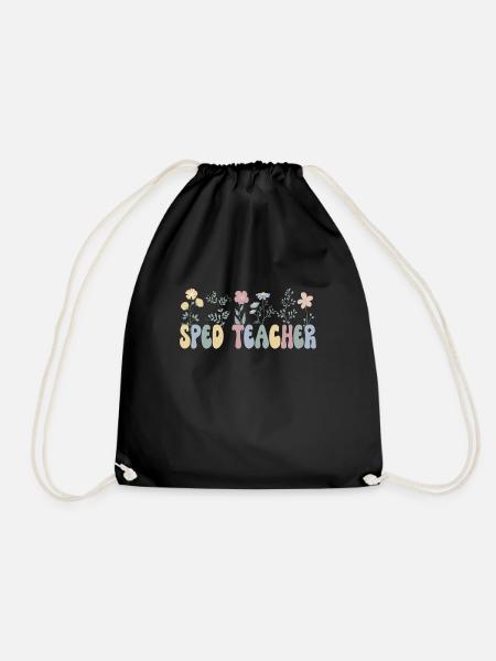Special Education Teacher Special Education Special Education Special School - Drawstring Bag - black