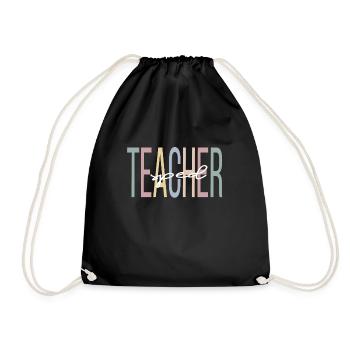 Special Education Teacher Special Education Special Education Special School - Drawstring Bag - black - Front