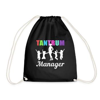 Wutanager Babysitter Cadeau - Sac de sport léger - noir - Devant