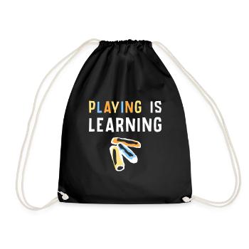 Teacher Teacher Student Professor Gift - Drawstring Bag - black - Front