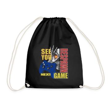 Gamer, Gambler Outfit mit Spruch: See You Next Game - Sac de sport léger - noir - Devant