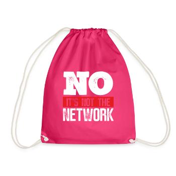 Network Engineer Its not the Computer Server - Turnbeutel - Fuchsia - Vorne