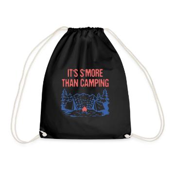 C’est S’more que Camping Funny Camper Humor Camp - Sac de sport léger - noir - Devant