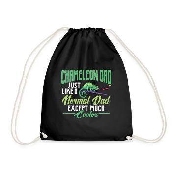 Herpétologiste des reptiles lézards caméléons - Sac de sport léger - noir - Devant
