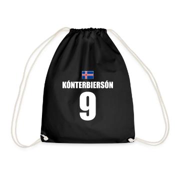 Konterbierson Island Sauf Trikot Mallorca - Turnbeutel - Schwarz - Vorne