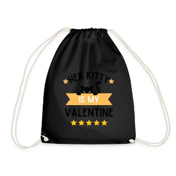 Drôle vilain mari hommes ton chat est à moi - Sac de sport léger - noir - Devant