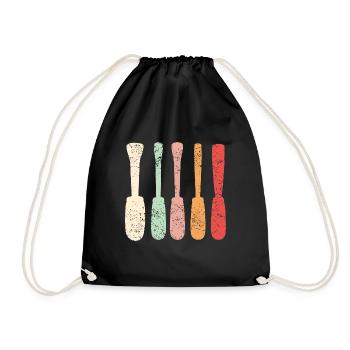 Charpentier sculpteur sur bois - Sac de sport léger - noir - Devant