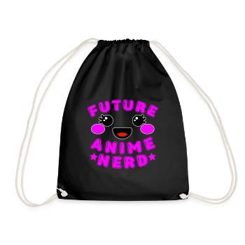 Cute Japanese Manga Women Girls Gift Otaku Kawaii - Turnbeutel - Schwarz - Vorne