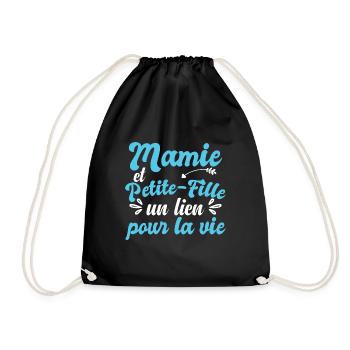 Mamie Et Petite Fille - Sac de sport léger - noir - Devant