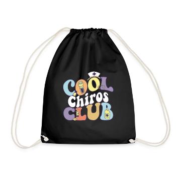 Cool Chiros Club Chiropractor Medical - Turnbeutel - Schwarz - Vorne