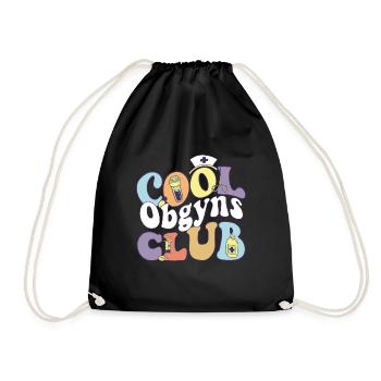 Cool Obgyns Club Gynecologist Practitioner - Turnbeutel - Schwarz - Vorne