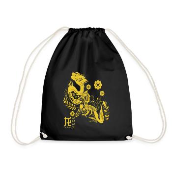 Lunar New Year of the Dragon 2024 - Drawstring Bag - black - Front