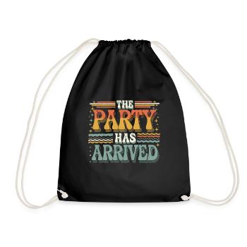 The Party Has Arrived 15 - Turnbeutel - Schwarz - Vorne