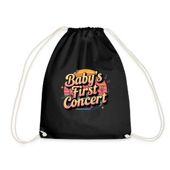 Baby's First Concert 21 - Turnbeutel - Schwarz - Vorne