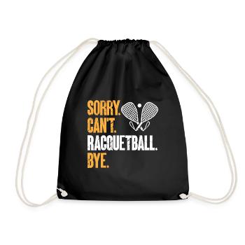 Joueur de racquetball Racquetball - Sac de sport léger - noir - Devant
