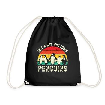 King Penguin Emperor Penguin Penguin Gift - Sac de sport léger - noir - Devant