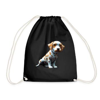 Catahoula Léopard Chien - Sac de sport léger - noir - Devant