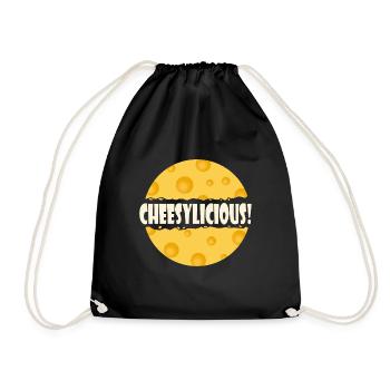 Dire ironique : Cheesylicious Cheese Maker Food - Sac de sport léger - noir - Devant