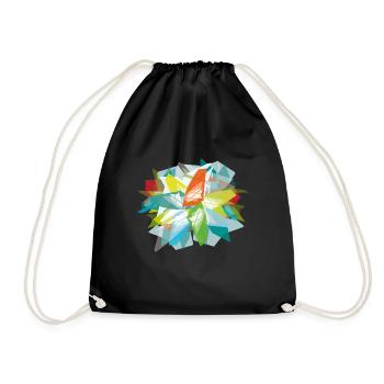 WindsurfSail - Turnbeutel - Schwarz - Vorne