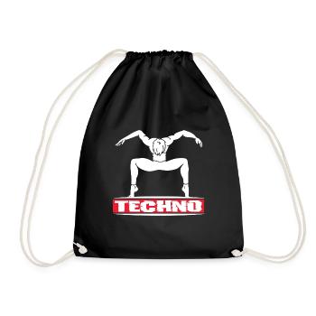 Festival - Drawstring Bag - black - Front