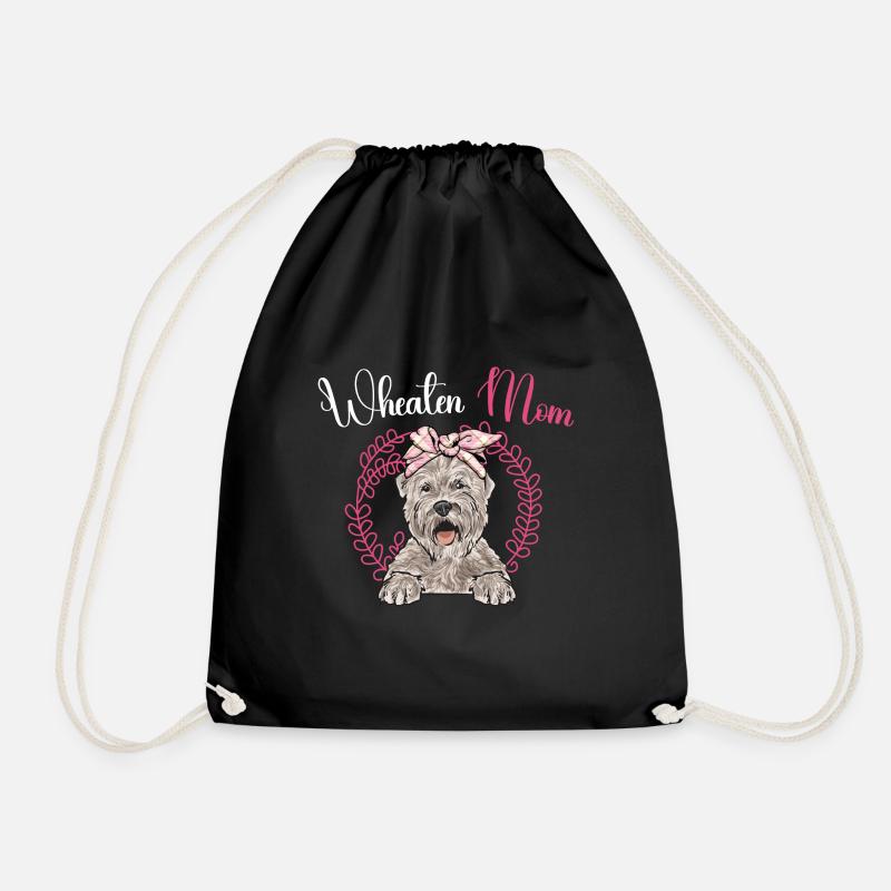 Irish Soft Coated Wheaten Terrier - Turnbeutel - Schwarz