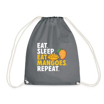 Mango Fruit Mango - Drawstring Bag - grey - Front