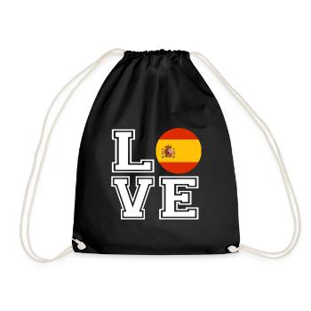 Amour Espagne / Liebe Espagne Pays Pays - Sac de sport léger - noir - Devant