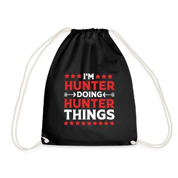 Chasse au chasseur - Sac de sport léger - noir - Devant