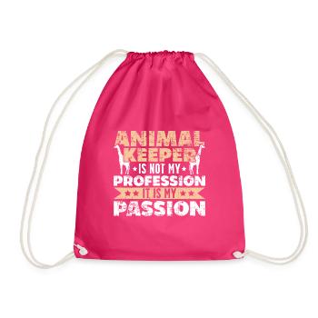 Tierpfleger Passion - Turnbeutel - Fuchsia - Vorne