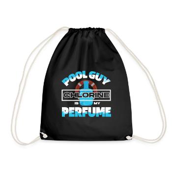 Pool Guy Cleaner Pool Service Chlorine Is My - Turnbeutel - Schwarz - Vorne