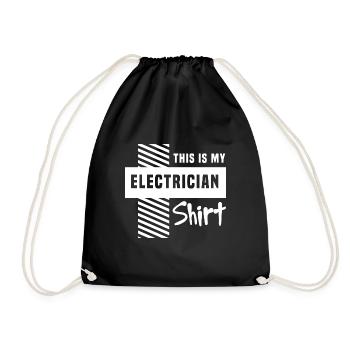 Ironie du dicton électricien Electro Voltage - Sac de sport léger - noir - Devant
