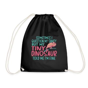 Herpétologiste des reptiles lézards caméléons - Sac de sport léger - noir - Devant